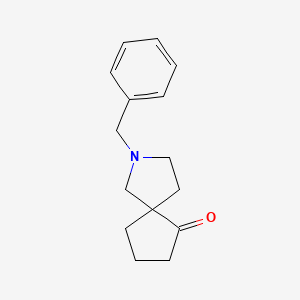 Chemical structure of 2-Benzyl-2-azaspiro[4.4]nonan-6-one