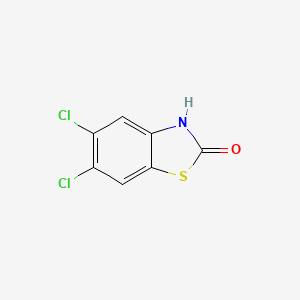 Chemical structure of 5,6-Dichlorobenzo[d]thiazol-2(3H)-one