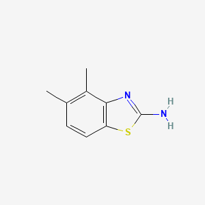 Chemical structure of 4,5-Dimethyl-1,3-benzothiazol-2-amine