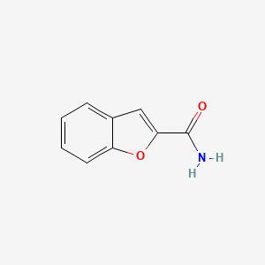 Chemical structure of 2-Benzofurancarboxamide