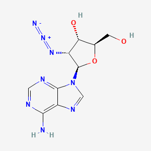 Chemical structure of 2'-Azido-2'-deoxyadenosine