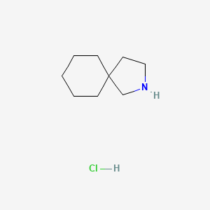 Chemical structure of 2-Azaspiro[4.5]decane hydrochloride