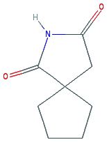 Chemical structure of 2-azaspiro[4.4]nonane-1,3-dione