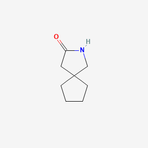 Chemical structure of 2-azaspiro[4.4]nonan-3-one