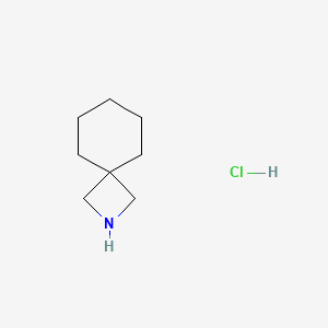 Chemical structure of 2-Azaspiro[3.5]nonane hydrochloride