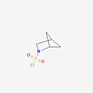 Chemical structure of 2-Azabicyclo[2.1.1]hexane-2-sulfonyl chloride