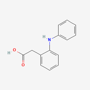 Chemical structure of 2-Anilinophenylacetic Acid