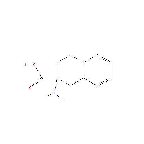 Chemical structure of 2-Aminotetralin-2-carboxylic Acid