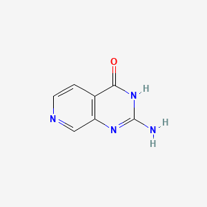 Chemical structure of 2-Aminopyrido[3,4-d]pyrimidin-4(3H)-one