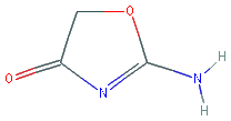 Chemical structure of 2-Aminooxazol-4(5H)-one