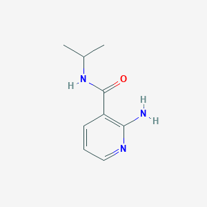Chemical structure of 2-Amino-N-isopropylnicotinamide