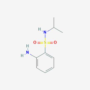 Chemical structure of 2-Amino-N-isopropylbenzenesulfonamide