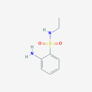 Chemical structure of 2-Amino-N-ethylbenzenesulfonamide