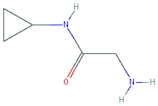 Chemical structure of N1-Cyclopropylglycinamide hydrochloride