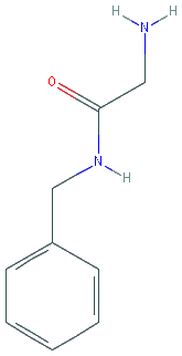 Chemical structure of 2-Amino-N-benzylacetamide