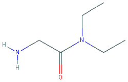 Chemical structure of 2-Amino-N,N-diethylacetamide