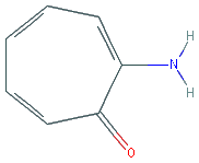 Chemical structure of 2-Aminotropone