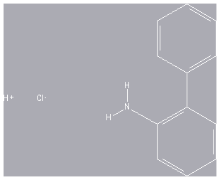 Chemical structure of 2-Aminobiphenyl Hydrochloride