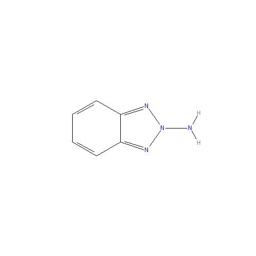 Chemical structure of 2-Aminobenzotriazole