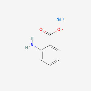 Chemical structure of Sodium anthranilate