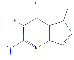 Chemical structure of 2-Amino-7-methyl-1H-purin-6(7H)-one hydrochloride
