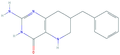 Chemical structure of 2-Amino-7-benzyl-5,6,7,8-tetrahydropyrido[3,4-d]pyrimidin-4(3H)-one