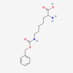 Chemical structure of Nzeta-carbobenzyloxy-2,7-diaminoheptanoicacid