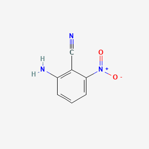 Chemical structure of 2-Amino-6-nitrobenzonitrile