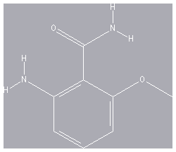 Chemical structure of 2-Amino-6-methoxybenzamide