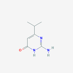 Chemical structure of 2-Amino-6-isopropylpyrimidin-4-ol