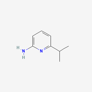 Chemical structure of 2-Amino-6-isopropylpyridine