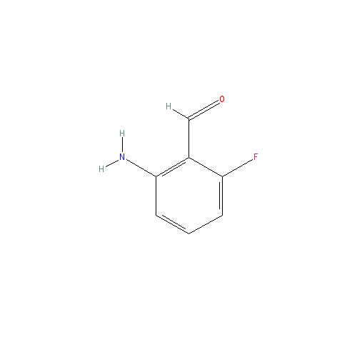 Chemical structure of 2-Amino-6-fluorobenzaldehyde