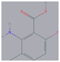 Chemical structure of 2-Amino-6-fluoro-3-methylbenzoic Acid