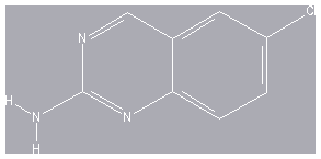 Chemical structure of 6-Chloroquinazolin-2-amine