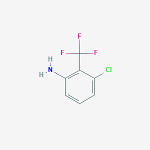 Chemical structure of 2-Amino-6-chlorobenzotrifluoride