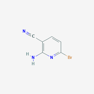 Chemical structure of 2-Amino-6-bromonicotinonitrile