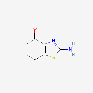 Chemical structure of 2-Amino-6,7-dihydrobenzo[d]thiazol-4(5H)-one
