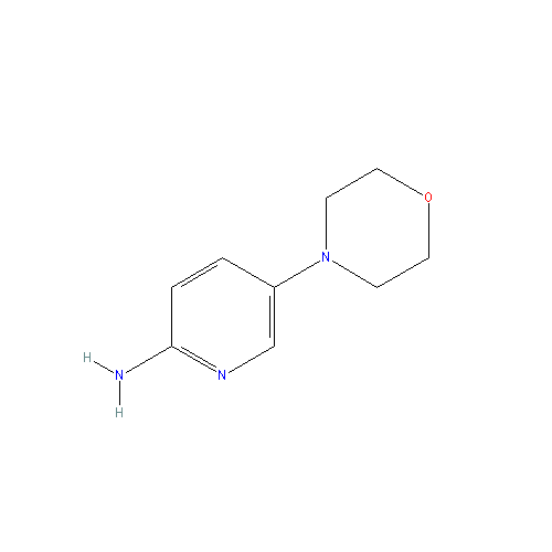 Chemical structure of 5-Morpholinopyridin-2-amine
