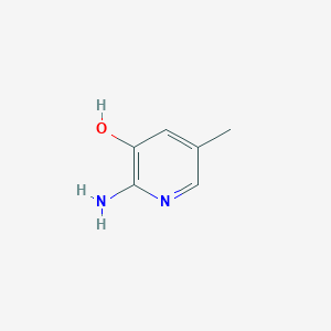 Chemical structure of 2-Amino-5-methylpyridin-3-ol