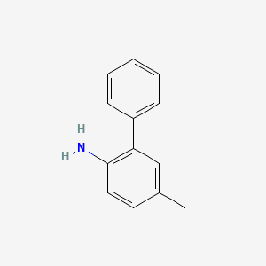 Chemical structure of 2-Amino-5-methylbiphenyl