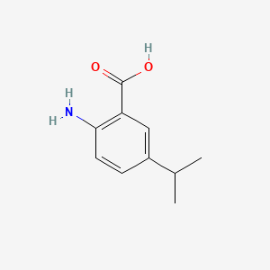 Chemical structure of 2-Amino-5-isopropylbenzoic acid