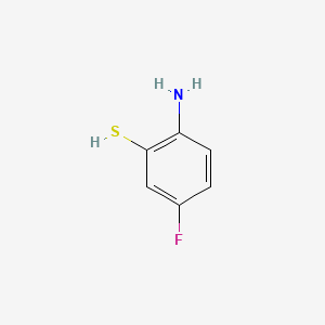 Chemical structure of 2-AMINO-5-FLUOROBENZENETHIOL