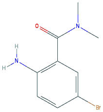 Chemical structure of 2-Amino-5-bromo-N,N-dimethylbenzamide