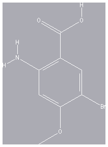 Chemical structure of 2-Amino-5-bromo-4-methoxybenzoic acid