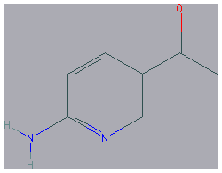 Chemical structure of 2-Amino-5-acetylpyridine