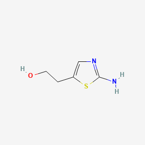 Chemical structure of 2-Amino-5-(2-hydroxyethyl)thiazole