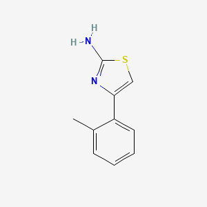 Chemical structure of 2-Amino-4-o-tolylthiazole