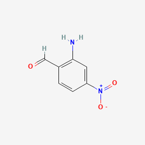 Chemical structure of 2-Amino-4-nitrobenzaldehyde
