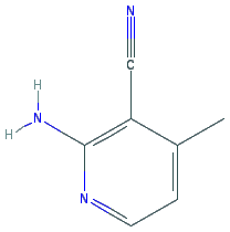 Chemical structure of 2-Amino-4-methylnicotinonitrile