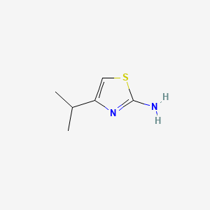 Chemical structure of 2-Amino-4-isopropylthiazole